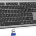 TECKNET Wireless Keyboard Rechargeable 2.4G Ultra-Slim, Comfortable Typing