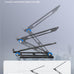 LOXP Adjustable Laptop Stand for Desk, Portable Airflow Laptop Riser Holder