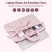 MOSISO Laptop Case 13.3 inch,13-13.3 inch Puffy Laptop Sleeve, Pink
