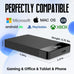 YOTUO 500GB External Hard Drive, Portable Storage Expansion HDD, USB 3.0 & USB-C for PC, Mac, Desktop, Laptop, Smartphone, PS4, Xbox One, Xbox 360, Office & Game Black