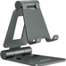 Nulaxy Full Aluminum Dual Folding Cell Phone Stand for Desk, Gray
