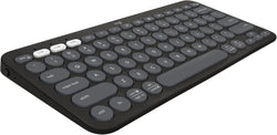 Logitech Pebble Keys 2 K380s Wireless Bluetooth Keyboard - Tonal Graphite