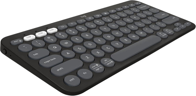 Logitech Pebble Keys 2 K380s Wireless Bluetooth Keyboard - Tonal Graphite
