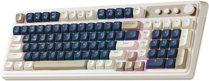 AULA S99 Wireless Keyboard,99 Key Computer Gaming Keyboards with Number Pad