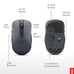 Lenovo WL310 Bluetooth Silent Mouse, Ergonomic, Adjustable DPI, Silent Clicks, Bluetooth 5.0, Portable for Windows, Mac, and Chromebook, Grey