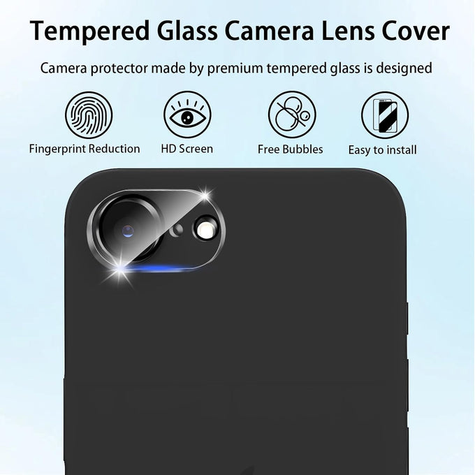 (3 Pack) Camera Lens Protector for iPhone 17e / iPhone 16e, Anti Scratch, Bubble Free,Tempered Glass Screen Protecto