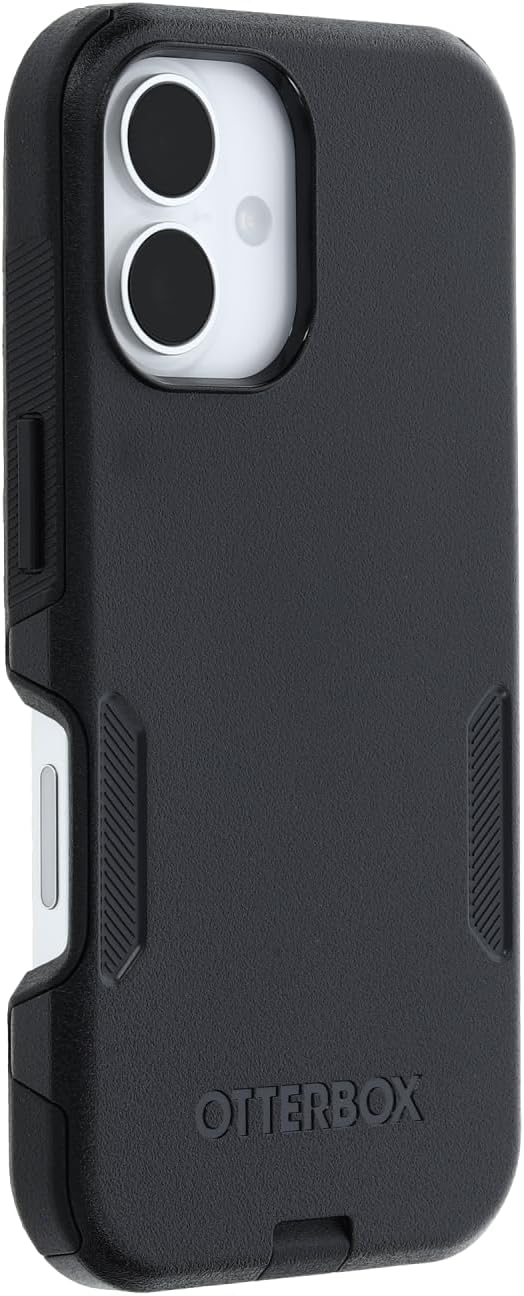 OtterBox iPhone 16 Commuter Series Case - Black, Thin & Protective iPhone Case, Dual-Layer, Impact Absorbing - Material