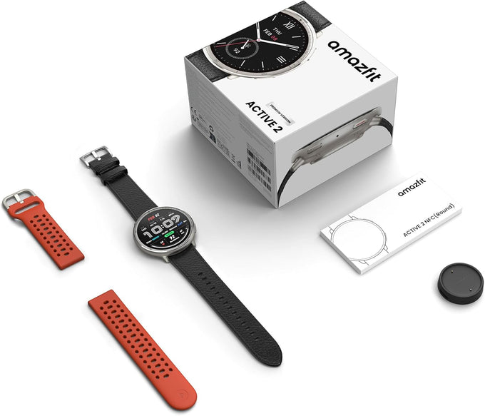 Amazfit Active 2 Premium Smart Watch 1.32" Sapphire Glass, GPS, iOS/Android