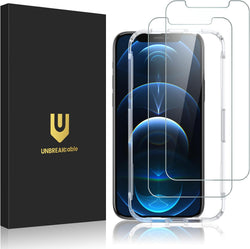 UNBREAKcable 2-Pack Screen Protector for iPhone 12/12 Pro Tempered Glass