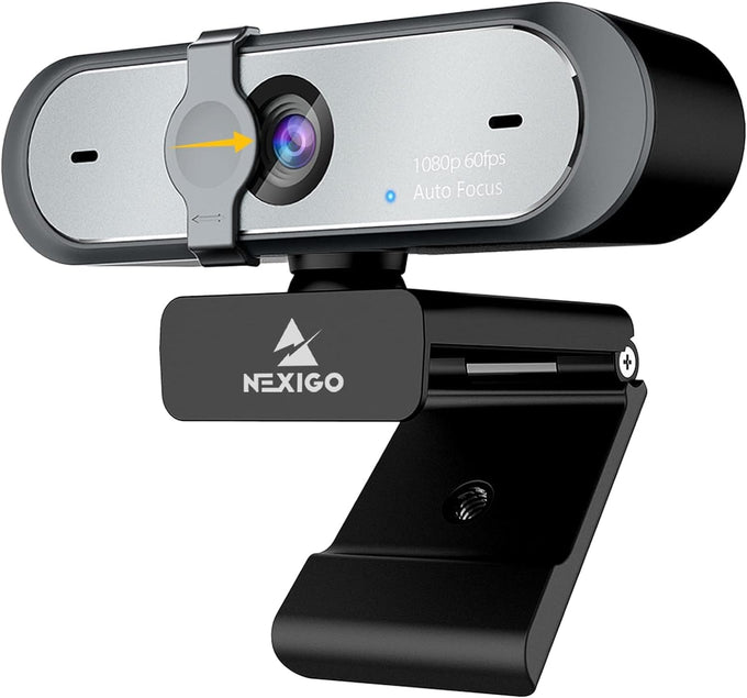 NexiGo N930AF Webcam with Microphone for Desktop, Autofocus, Webcam for Laptop, Computer Camera, 1080p HD USB Web Camera, Compatible with Zoom/Switch 2/Teams/Webex