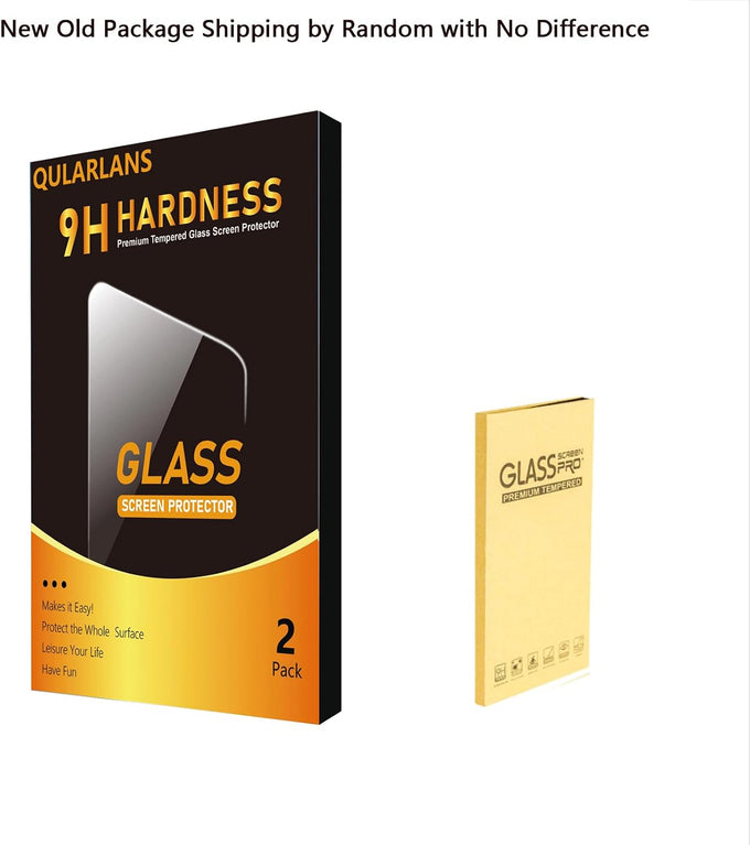 Qularlans Screen Protector for iPad 9.7 (6th/5th Gen), iPad Air 1/2, iPad Pro 9.7, 2-Pack Tempered Glass, 9H Hardness, Anti-Fingerprint, Apple Pencil & Case Friendly