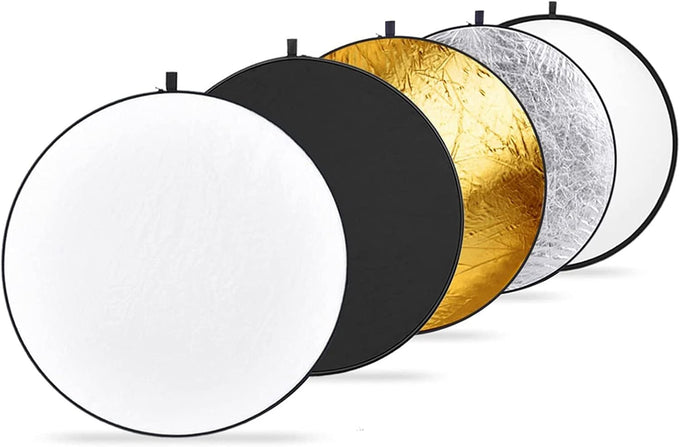 NEEWER 22 Inch/60 Centimeter Light Reflector Light Diffuser 5 in 1