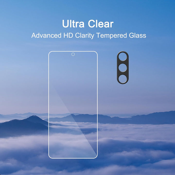 Ailun Screen Protector + Camera Lens Protector for Galaxy S24, 3+3 Pack