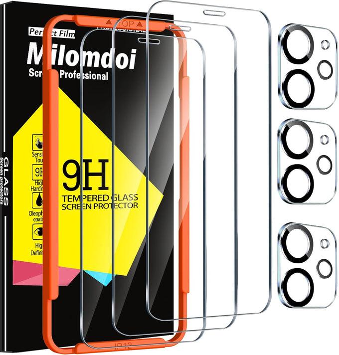 Milomdoi Privacy Screen Protector for iPhone 17 Pro Max, Tempered Glass