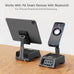 TechGlow Foldable Cellphone Stand with Wireless Bluetooth Speaker Birthday Gifts for Men Women Mother Father Cool Tech Gadgets