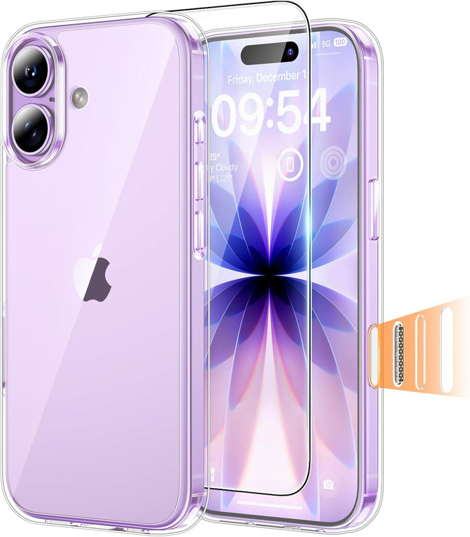 TAURI for iPhone 18 Pro Case/iPhone 17 Pro Case, Clear
