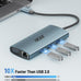 Acer USB C Hub with 4K HDMI, 9-in-1 Laptop Docking Station with 1080P VGA
