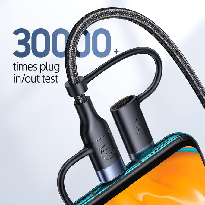 3-in-1 USB C Multi Fast Charging Cable 60W 4FT Nylon Multi Charger