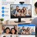 1080P Webcam with Microphone for Laptop and Desktop