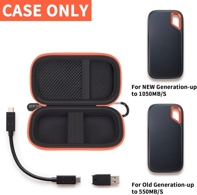 GWCASE Hard Case for SanDisk Extreme Portable External Solid State Drive