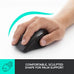 Logitech M705 Marathon Full Size 2.4 GHz Wireless Mouse - Black
