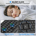EDJO Wireless Keyboard, 2.4G Full-Sized Cordless USB Silent Computer Keyboard, Ergonomic Tilt Angle, Sleep Mode, Long Battery Life, for Windows, Mac OS Laptop/PC/Desktop/Notebook