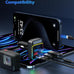 Nulaxy 54W Bluetooth 5.3 Car Adapter, FM Transmitter 4-Port Fast Charging