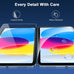 BLOSOMEET Screen Protector for iPad 11th A16 2025 & 10th Gen 10.9" 2022