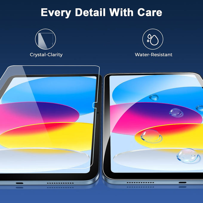 BLOSOMEET Screen Protector for iPad 11th A16 2025 & 10th Gen 10.9" 2022