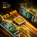 10000mAh for Magsafe Portable Charger Built-in Cables & AC Wall Plug,Orange