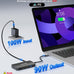 10 in 1 Laptop Docking Station Dual Monitor for Laptop, 4K USB C Hub Dock