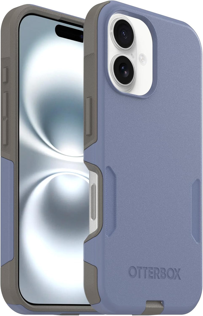 OtterBox iPhone 16 Commuter Series Case - Black, Thin & Protective iPhone Case, Dual-Layer, Impact Absorbing - Material