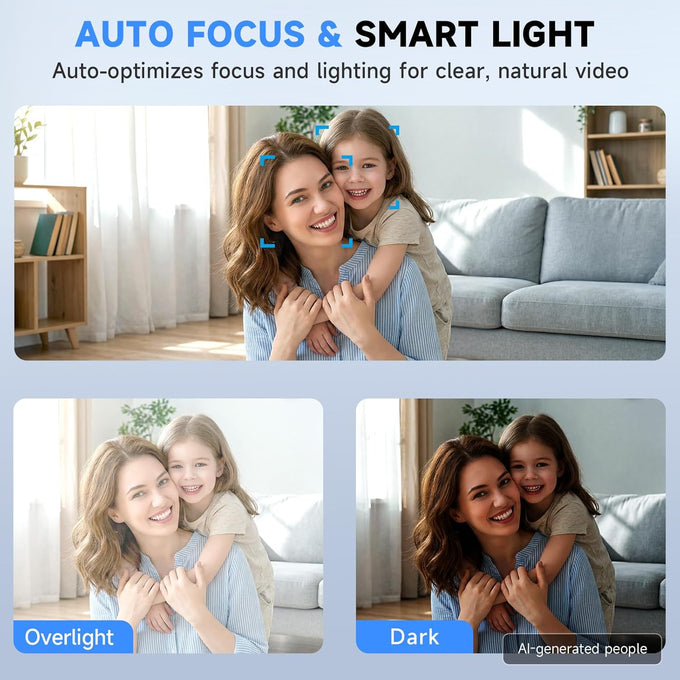 PHILIPS 4K Webcam for PC with Microphone, Computer Camera for Meetings