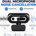 1080P Webcam for PC,90°FOV Web Camera with Noise-Canceling Microphone, USB Plug-and-Play Computer Camera, 30FPS &Privacy Cover Web Cam for Online Calling/Conferencing, Laptop/PC