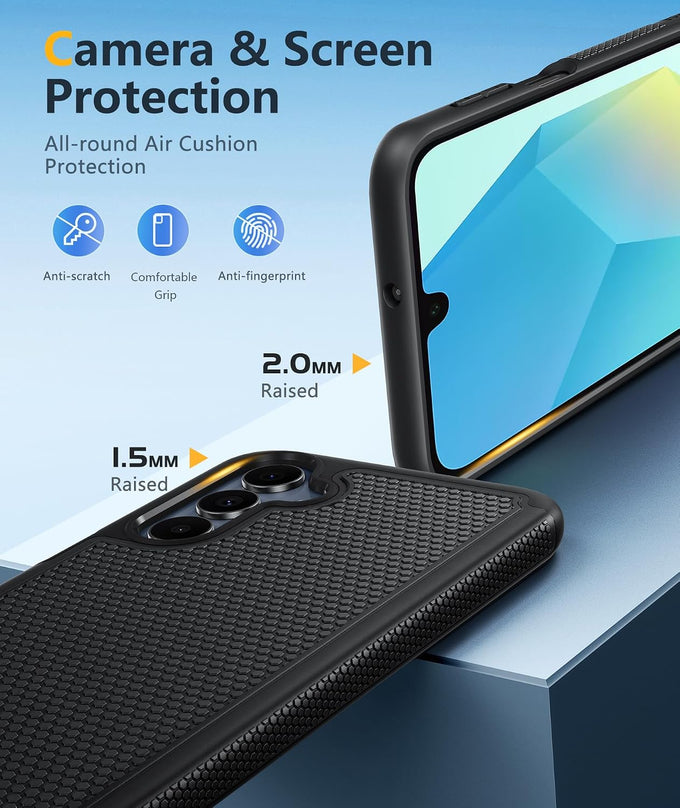 FNTCASE for Galaxy A17/A16 5G Phone Case: Dual Layer Samsung A17 5G Cover