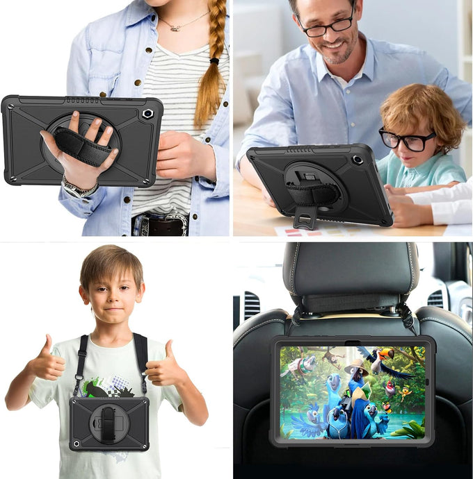 ZtotopCases for Samsung Galaxy Tab A11+ Plus/A9+ 11-Inch 2025/2023, Black