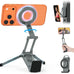OMOTON TP02 Magnetic Phone Tripod for MagSafe, 360° Pivot, Clamp & Stand