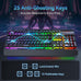 TECKNET Wireless Gaming Keyboard, 4000mAh Rechargeable Keyboard
