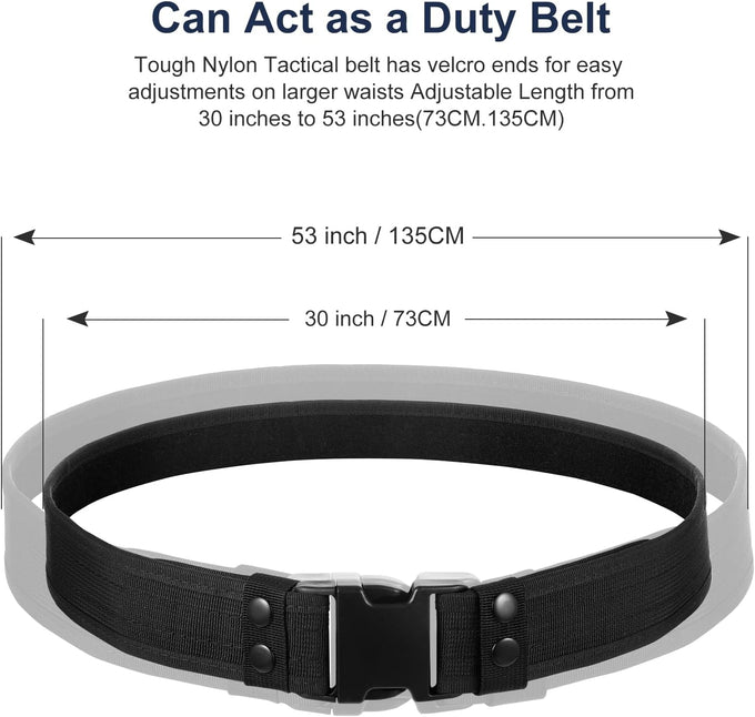 Police Security Duty Belts Correctional Officers Ultility Cop Costume Belt Law Enforcement for Women Men Hunting