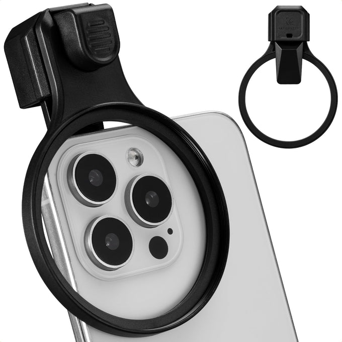 K&F CONCEPT 58mm Press-on ND2-32 Phone Lens Filter Kit