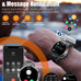 1.85" Big Screen Military Smart Watch for Men with Flashlight, 930mAh Large Battery, IP68 Waterproof, Bluetooth Calling, 114 Sports Modes, Heart Rate/Sleep Monitor for iPhone & Android