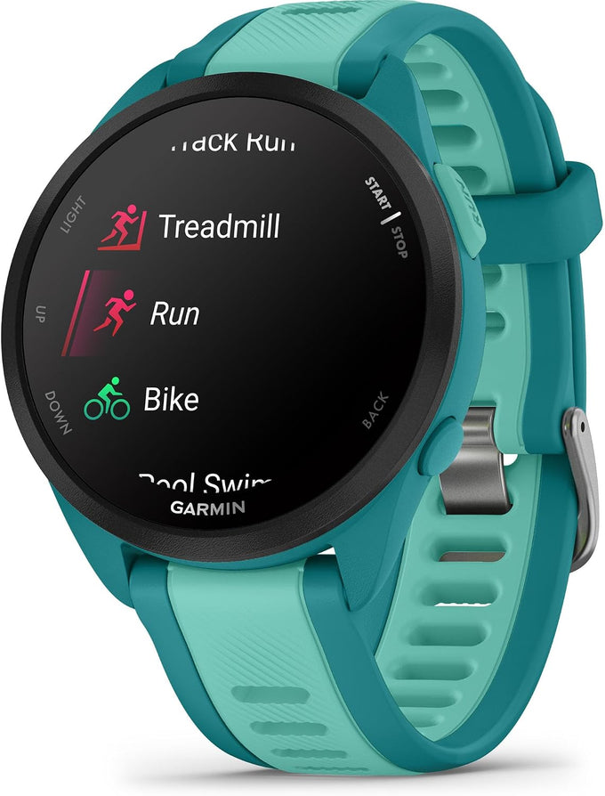 Garmin Forerunner® 165, Running Smartwatch, 43mm, Black