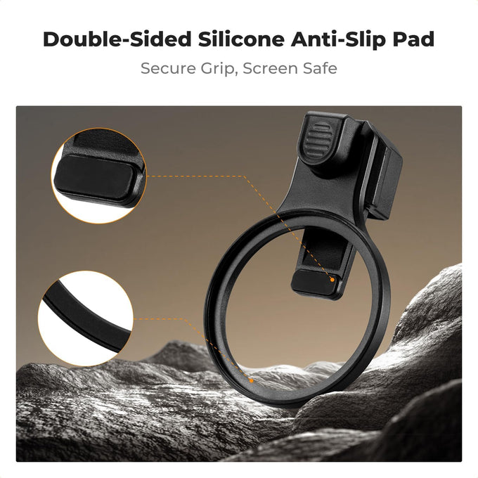 K&F CONCEPT 58mm Press-on ND2-32 Phone Lens Filter Kit