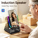 Gifts for Men Tech Gadgets Wireless Induction Speaker with Phone Stand