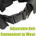 10-in-1 Tactical Utility Duty Belt for Police & Security Guards