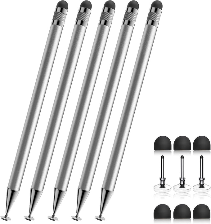 Bopomofo Stylus(5 Pcs),2-in-1 Stylus Pen for Touchscreen,Stylus Pen