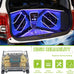 Car Audio Digital LED Voltage Display, ANL Fuse Holder Distribution Block 1 in 2 Out, with 2 Fuses and 2 Hexagon Wrench, Suitable for Car and Yacht Audio