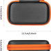 Yinke Hard Case for SanDisk Extreme Pro/SanDisk Extreme Portable External SSD 500GB 1TB 2TB, Travel Case Protective Cover Storage Bag