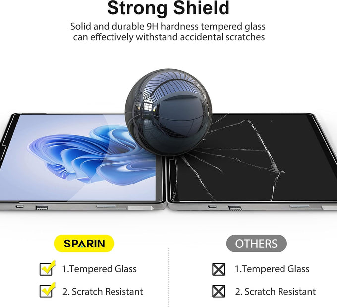 SPARIN Screen Protector for Surface Pro 11/10/9/8/X/12th Edition, 13 Inch