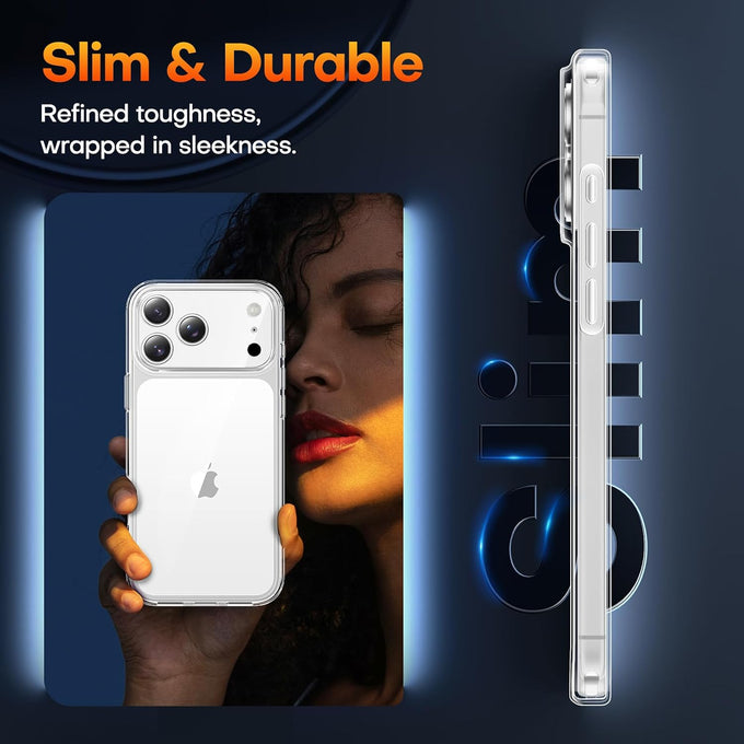 TAURI for iPhone 18 Pro Case/iPhone 17 Pro Case, Clear